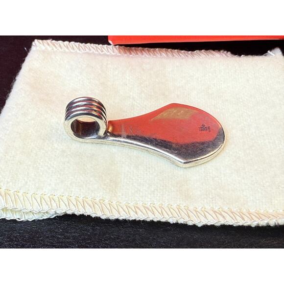 James Avery Concentric Teardrop Pendant Sterling Vintage/Retired - Picture 4 of 8